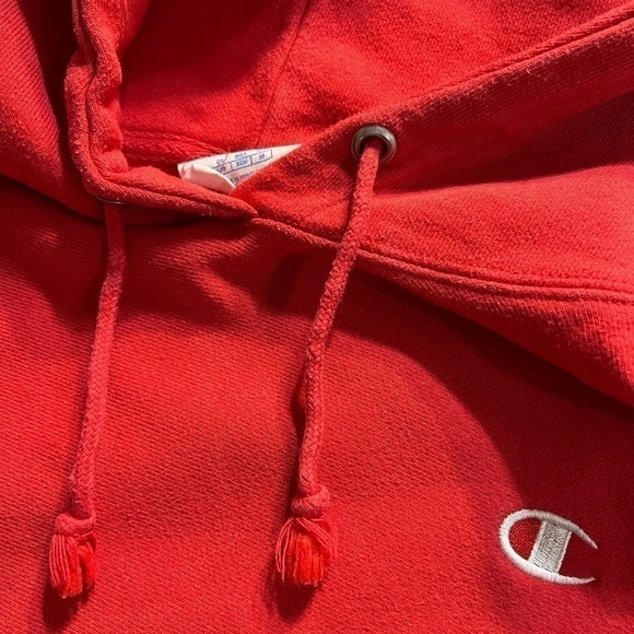 CHAMPION Reverse Weave Red Hoodie, Lady’s XS, Preloved - Picture 3 of 5
